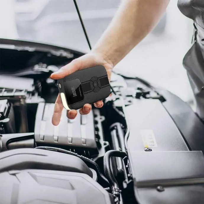 Powerology Jump Starter with Air Compressor: Power and